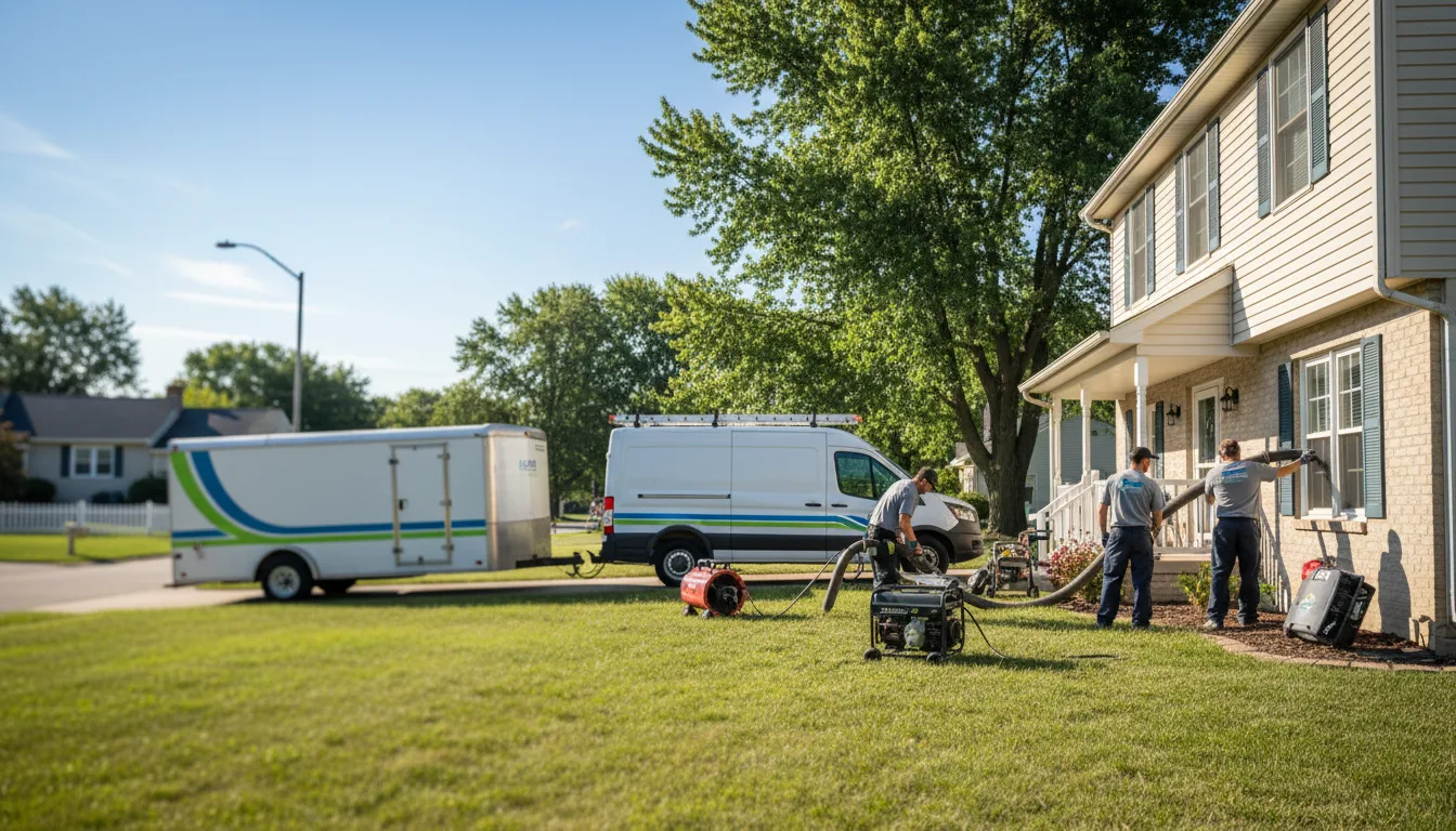 Flooded Basement Restoration And Cleanup With Repair in Paradise, MI near me